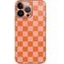 Orange Checkered iPhone 14 Pro Skin